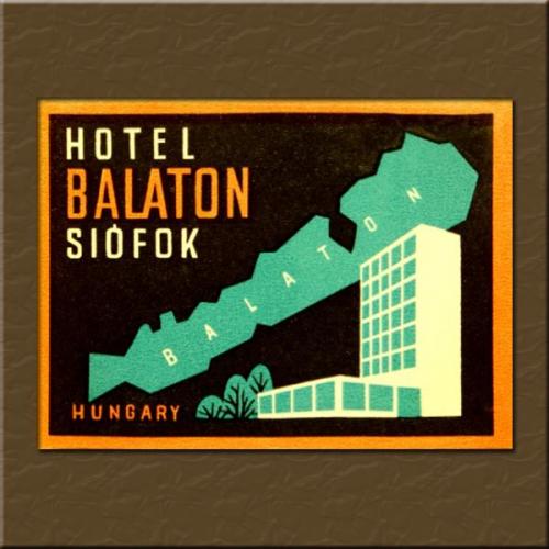 Siófok Balaton Hotel bőröndcímke