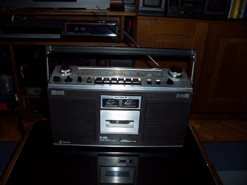 Sony CF 520L rádiómagnó Boombox ős