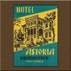Balatonfüred Hotel Astoria bőröndcímke