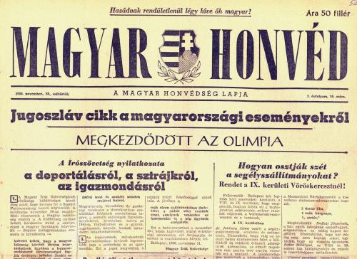 Magyar Honvéd - 1956 november 22