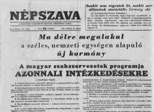 Népszava - 1956. október 26.