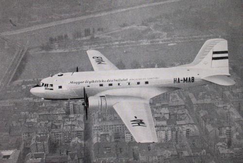 Malév IL-14 repülőgép HA-MAB