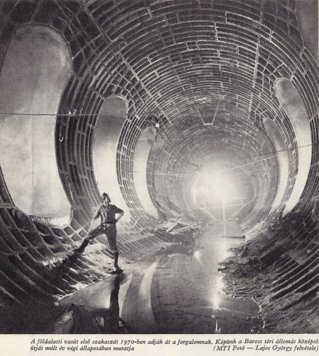Metró alagút építése