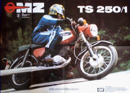 Motorkerékpár MZ TS 125-250