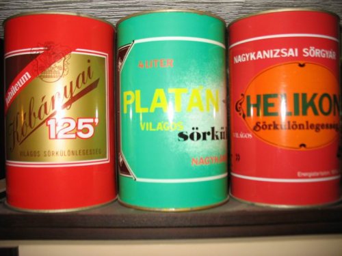 4 literes sörösdobozok - Kőbányai, Platán, Helikon