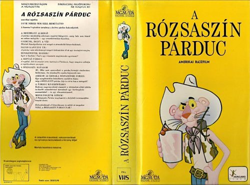 A Rószaszín párduc VHS kazetta