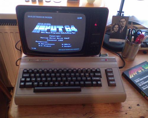 Commodore 64 számítógép üzem közben