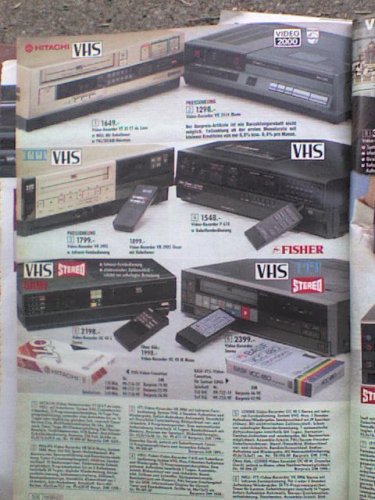 VHS árak