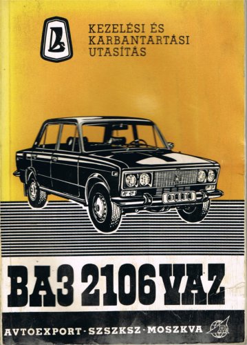 Lada BA3 2106 VAZ kézikönyv