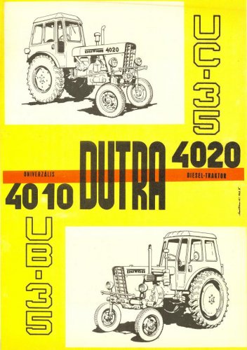 Dutra traktor - UB35, UC35 prospektus