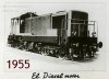 Diesel mozdony 1955 MÁV vonat