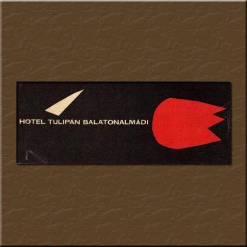 Balatonalmádi Hotel Tulipán  bőröndcímke