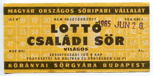 Lotto családi sör
