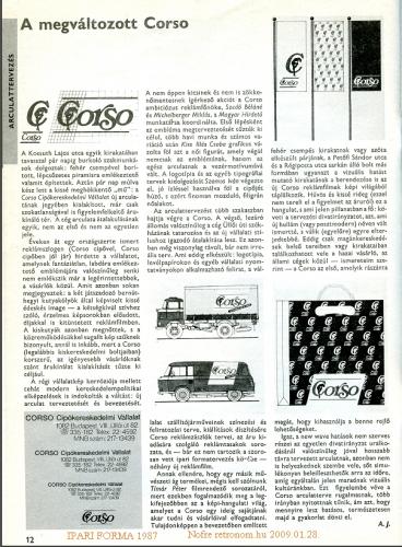 Ipari Forma 1987_6 12. oldal Corso cipő
