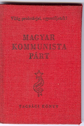 Magyar Kommunista Párt Tagsági Könyv