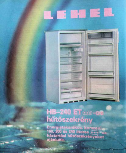 LEHEL hűtőszekrény HB 240