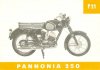 Pannónia P21 motorkerékpár prospektus