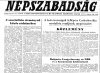 Tudósitás a Varsói Szerződés csapatainak Csehszlovákiai bevonulásáról