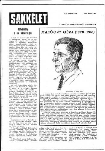 Maróczy Géza száz éve született 