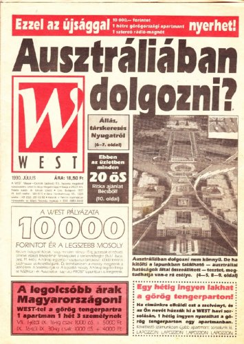 West újság 1990. március