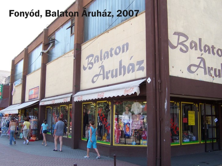 Balaton Áruház, Fonyód