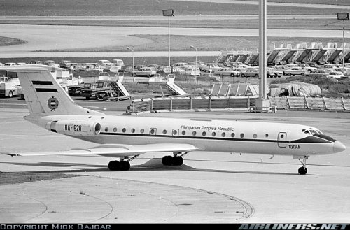 Tupolev Tu-134 repülőgép - Magyar kormánygép 1977