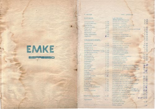 EMKE espresso étlap 2
