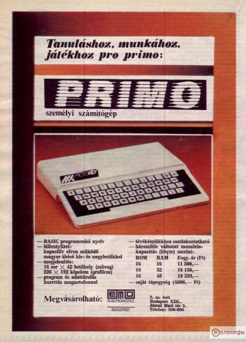 Primo számítógép