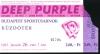 Budapesti Deep Purple koncertjegy
