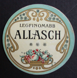 Legfinomabb Allasch címke