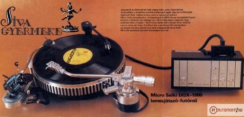 Micro Seiki lemezjátszó DQX-1000)