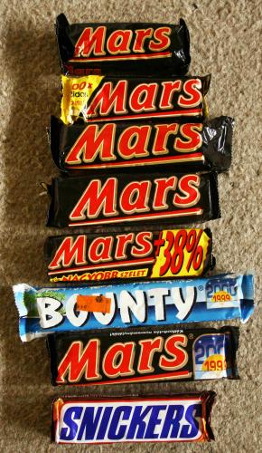 MARS csokoládék