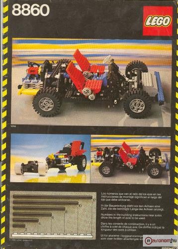 Lego motoros autó