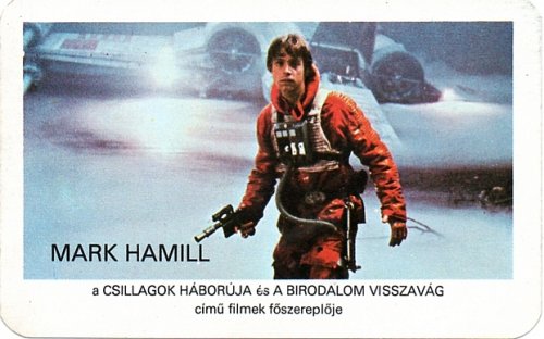 Star Wars Mark Hamill kártyanaptár