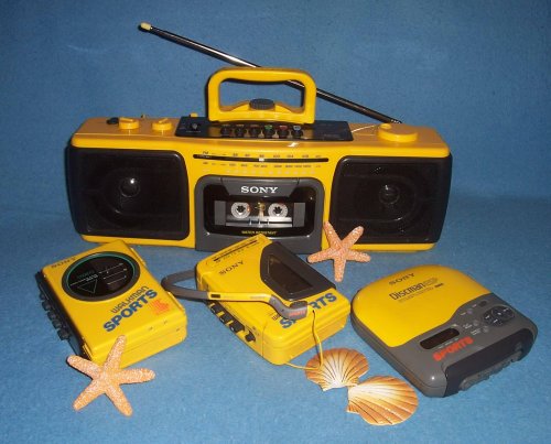 Sony CFS-920 sports vizálló rádiómagnó